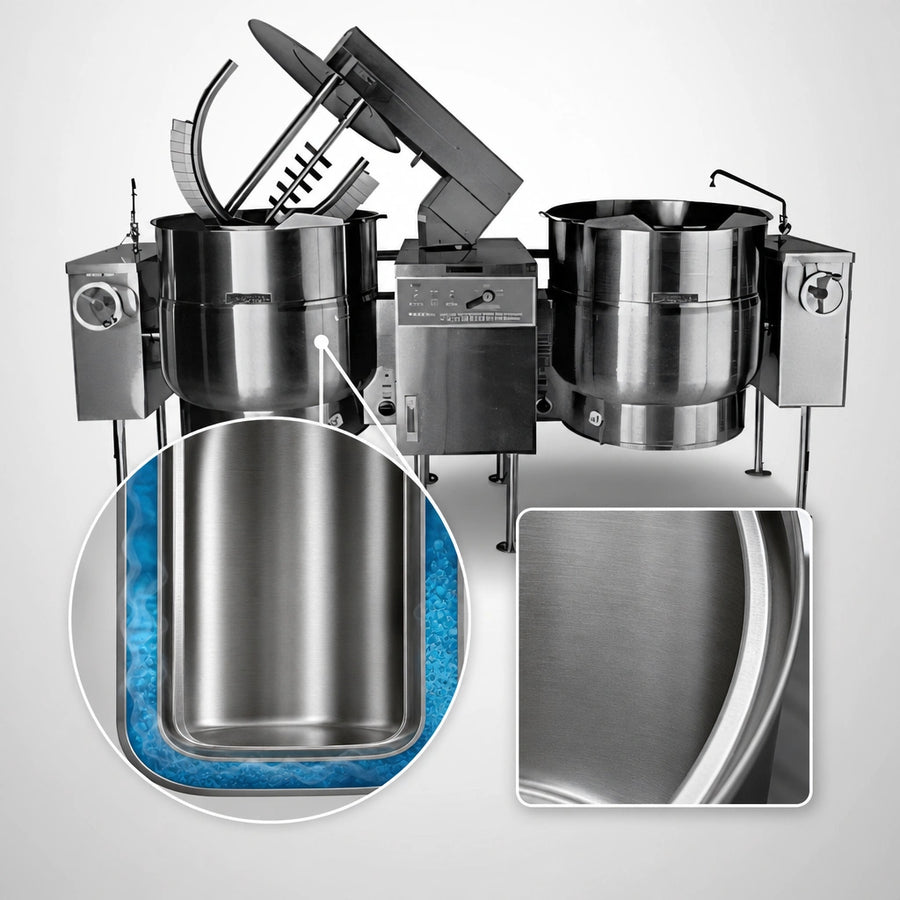 2/3 Steam Jacket with 316 Stainless Steel Liner