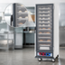 Thumbnail image #4 for Metro C5 1 Series Full Height Mobile Non-Insulated Proofing Cabinet with Clear Polycarbonate Door and Fixed Wire Slides