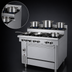Thumbnail image #4 for Garland Cuisine Series 36-Inch Heavy Duty Step-Up Gas Range with 6 Open Burners and Convection Oven