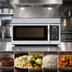 Thumbnail image #4 for KoolMore 1.6 Cu. Ft. Stainless Steel Microwave Oven with 300 CFM Recirculating Vent Hood