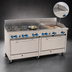 Thumbnail image #4 for Comstock-Castle 72-Inch Gas Range with 10 Star Burners, 12-Inch Griddle and Two 31-Inch Ovens