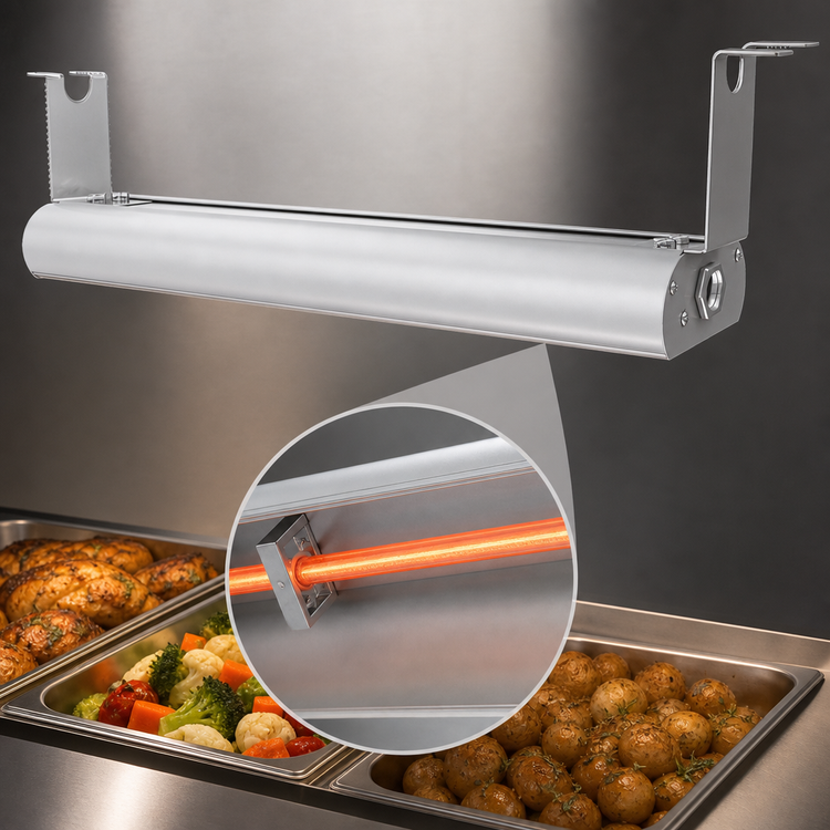 Product image #4 for Vollrath Low Profile 78-Inch Unlighted Strip Heat Lamp
