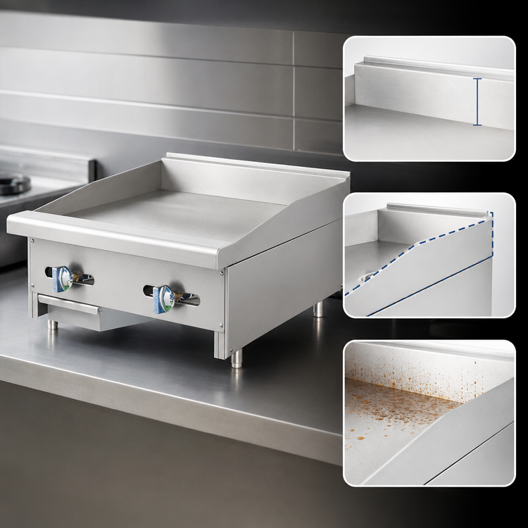 Product image #4 for Turbo Air Bake Tech Radiance 24-Inch Countertop Manual Gas Griddle, 44,000 BTU