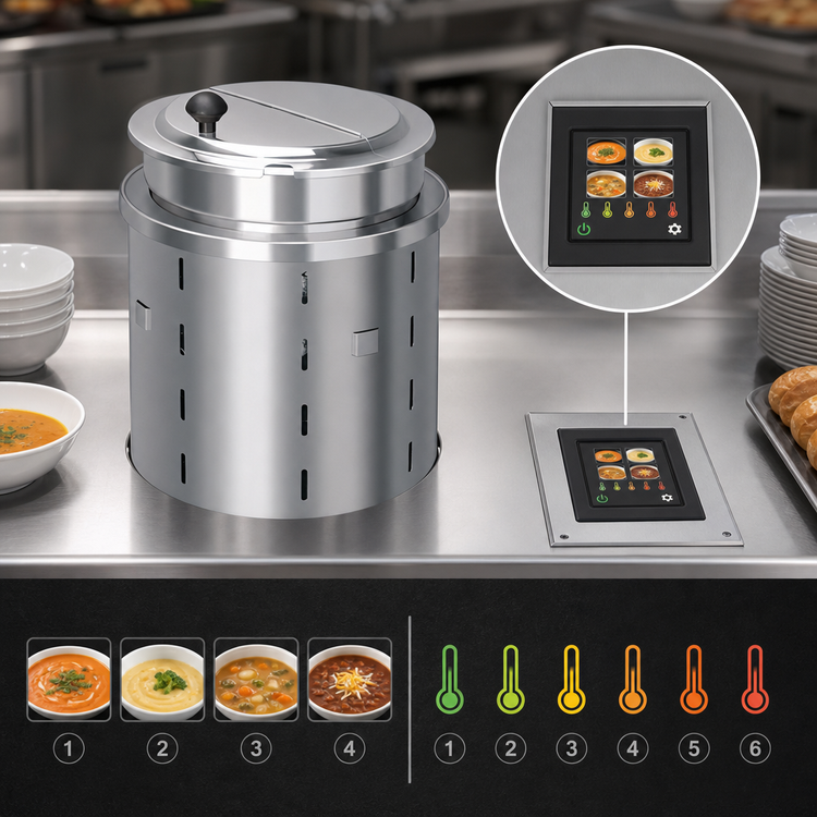 Product image #4 for Hatco SWB-11QT Built-In Dry Soup Well, 11 Quart, 120V
