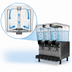 Thumbnail image #4 for Vollrath VBBE3-37-F 3-Bowl 5.28-Gallon Fountain Spray Refrigerated Beverage Dispenser