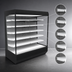 Thumbnail image #4 for Federal Industries Multi-Deck Self-Serve Refrigerated Open Merchandiser, 97.8-Inch Wide, Remote Refrigeration, 5-Tier