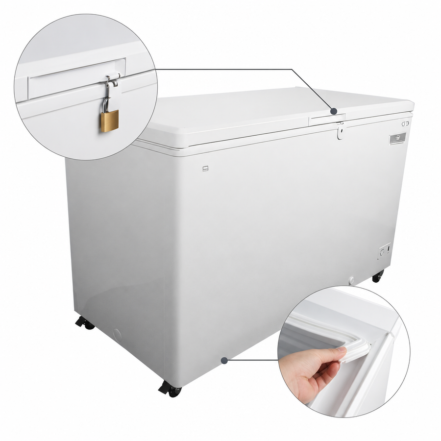 Lockable Lid With Removable Gasket