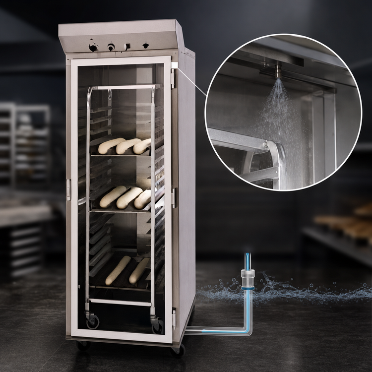Product image #4 for Roll-In One-Section Proofer Cabinet with Full View Glass Door, 1 TLO Double Rack Capacity