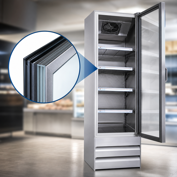 Product image #4 for Howard-McCray 19 Cu. Ft. One-Section Hinged Glass Door Frozen Foods Merchandiser Freezer