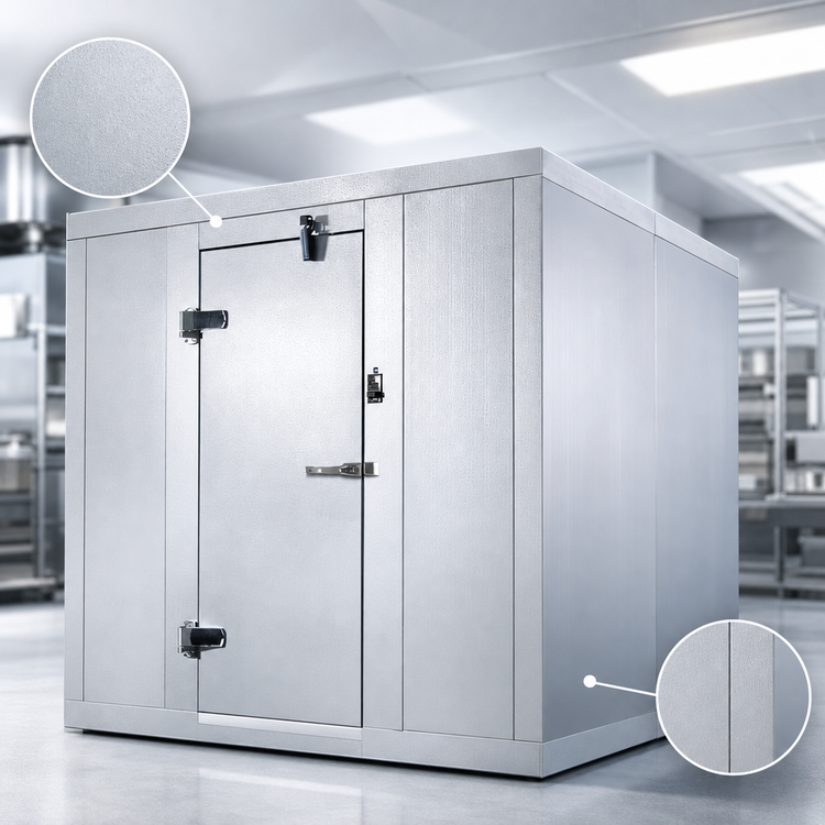 Product image #4 for AmeriKooler Indoor Quick Ship Walk-In Freezer with Floor and Remote R-448A Refrigeration
