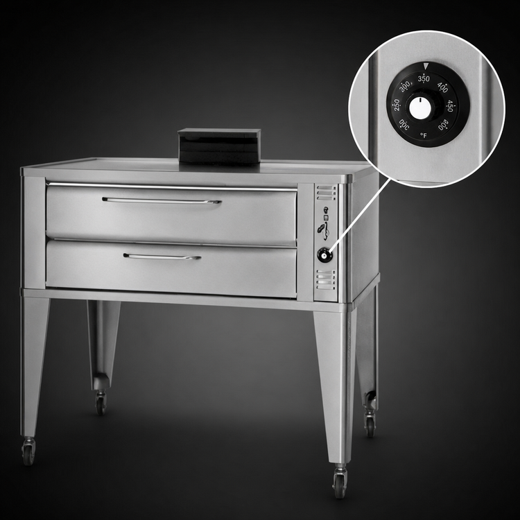 Product image #4 for Blodgett 961 DOUBLE Gas Double Deck Oven with 2 Sections and 42 x 32 Inch Deck Interior