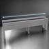 Thumbnail image #4 for Glastender DSRC-43 43-Inch Double Speed Rail Locking Cover, Stainless Steel