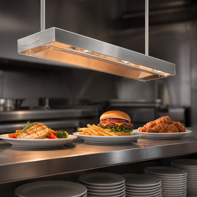 Product image #4 for Eagle RedHots 132-Inch Single Rod Unlighted Strip Heat Lamp, 208V