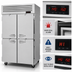Thumbnail image #4 for Turbo Air PRO Series Pass-Thru Heated Holding Cabinet, 2-Section, 53 Cu. Ft., Front Solid / Back Glass Half Doors
