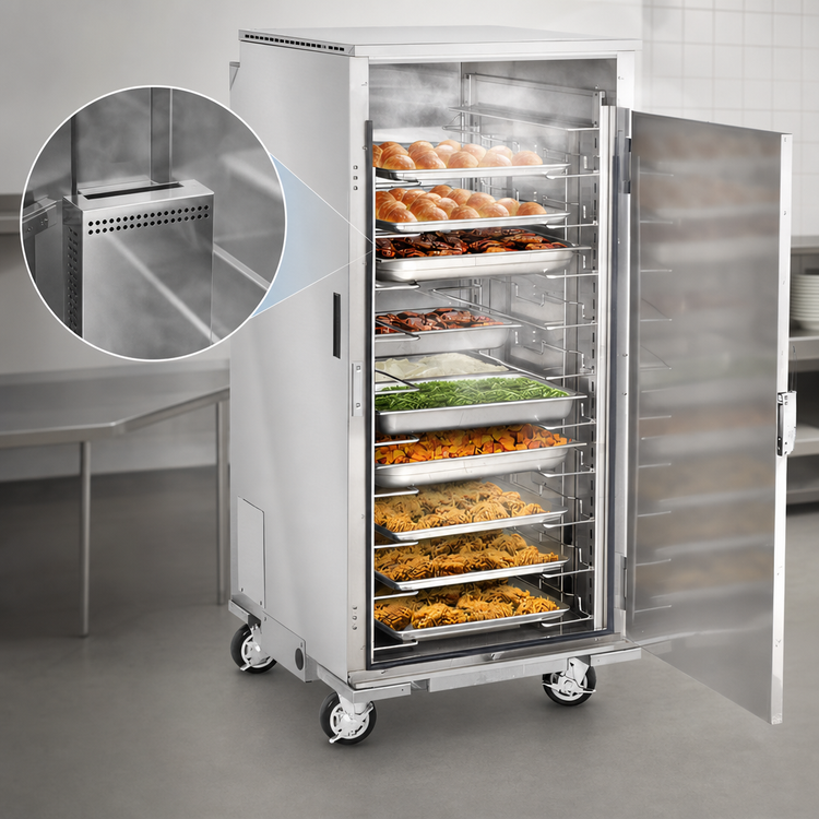 Product image #5 for Clymate IQ Mobile Controlled Venting Heated Holding Cabinet, 10 Full-Size Sheet Pan Capacity