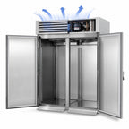 Thumbnail image #4 for Turbo Air PRO PRO-50R-RI-N-SH Two-Section Roll-In Reach-In Refrigerator, 81.87 Cu. Ft., Solid Stainless Steel Doors, Self-Contained Refrigeration