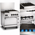 Thumbnail image #4 for Vulcan Endurance 36-Inch Natural Gas Restaurant Range with 2 Open Burners, 24-Inch Charbroiler, and Convection Oven