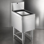 Thumbnail image #4 for Eagle Group Spec-Bar B24IC-19 Underbar Ice Bin/Cocktail Unit, 24 in W x 19 in D, 67 lb Capacity, Insulated, Sliding Cover