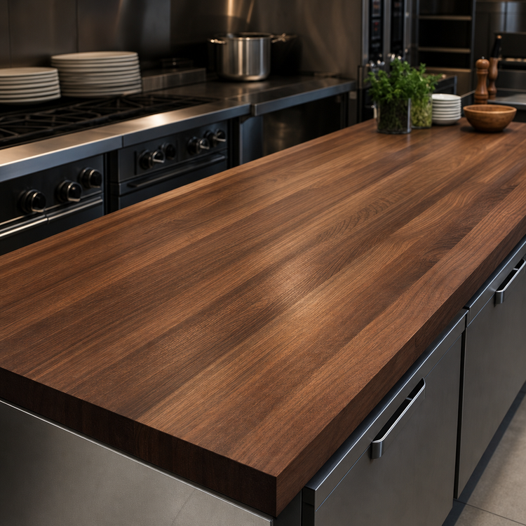 Product image #4 for Boos Block American Black Walnut Edge Grain Kitchen Countertop, 96 x 27 x 1-1/2 Inches