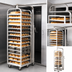 Thumbnail image #4 for Adamatic Roll-In Oven Rack with C-Lift, Double Side Load, 40-Pan Capacity