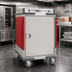 Thumbnail image #4 for Metro C5T5-DSL C5 Transport Armour Half-Height Mobile Heated Holding Cabinet, Solid Door, 9 Sheet Pan / 16 Hotel Pan Capacity, 120V