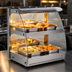 Thumbnail image #4 for Omcan Countertop Full-Service Heated Display Case with Curved Glass, 3.53 cu. ft., 110V