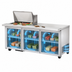 Thumbnail image #4 for True Mega-Top 72-Inch 3-Door Solid-Door Sandwich/Salad Prep Table with 12-Pan Top