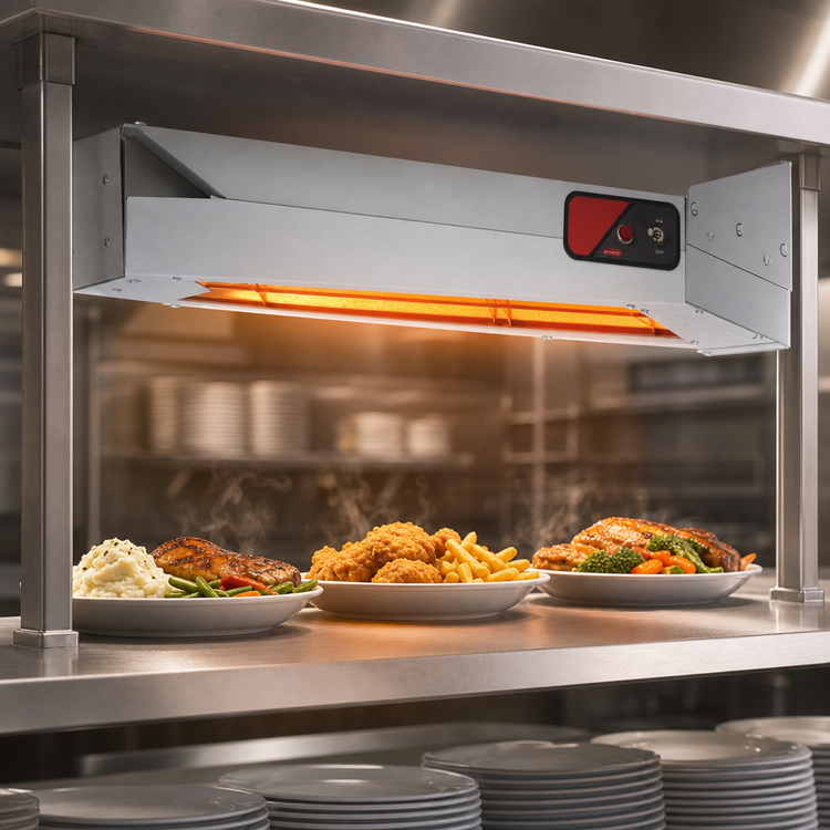 Product image #4 for Nemco 48-Inch Single Unlighted Infrared Strip Heater with Infinite Temperature Control, 240V