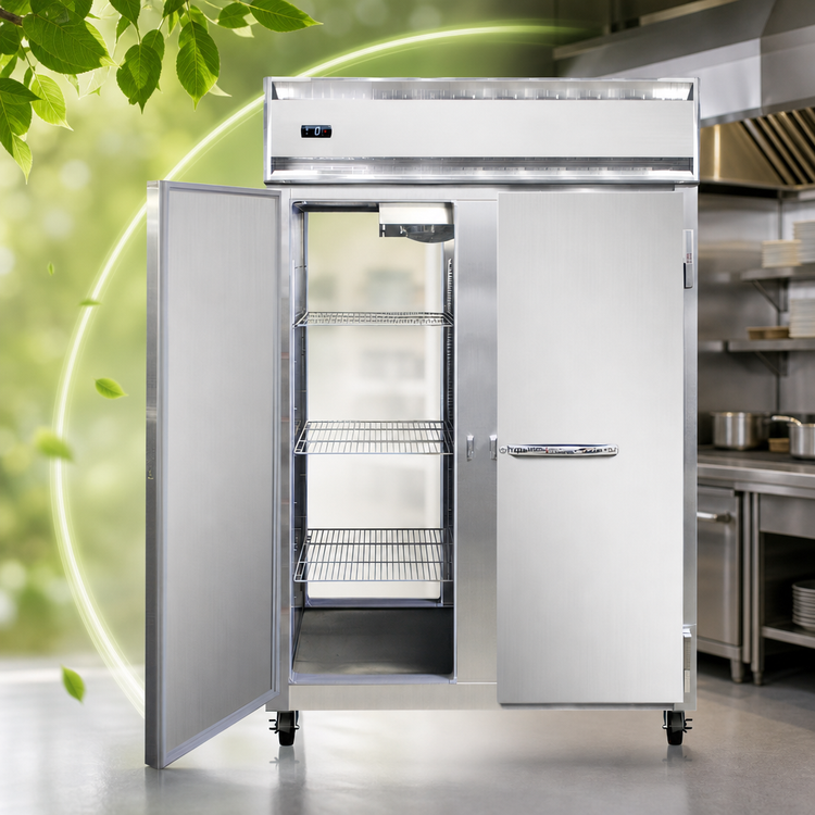 Product image #4 for Continental Refrigerator 2FNSAPT Two-Section Pass-Thru Freezer with Solid Doors