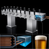 Thumbnail image #4 for Perlick Glycol-Cooled Bridge Tee Countertop Draft Beer Tower, 24 Faucets, Polished Chrome