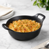Thumbnail image #4 for American Metalcraft Round Melamine Casserole Dish, Cast Iron-Style, 39 oz., Black