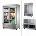 Thumbnail image #4 for True Two-Section Framed Glass Door Reach-In Refrigerator with Bottom-Mounted Self-Contained Refrigeration