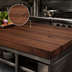 Thumbnail image #4 for Boos Block American Black Walnut Kitchen Countertop, 108 x 38 x 3 Inch, Flat No-Backsplash, Varnique Finish
