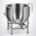 Thumbnail image #4 for Legion 50-Gallon Stationary Direct Steam Kettle with 2/3 Jacket and Tri-Leg Base