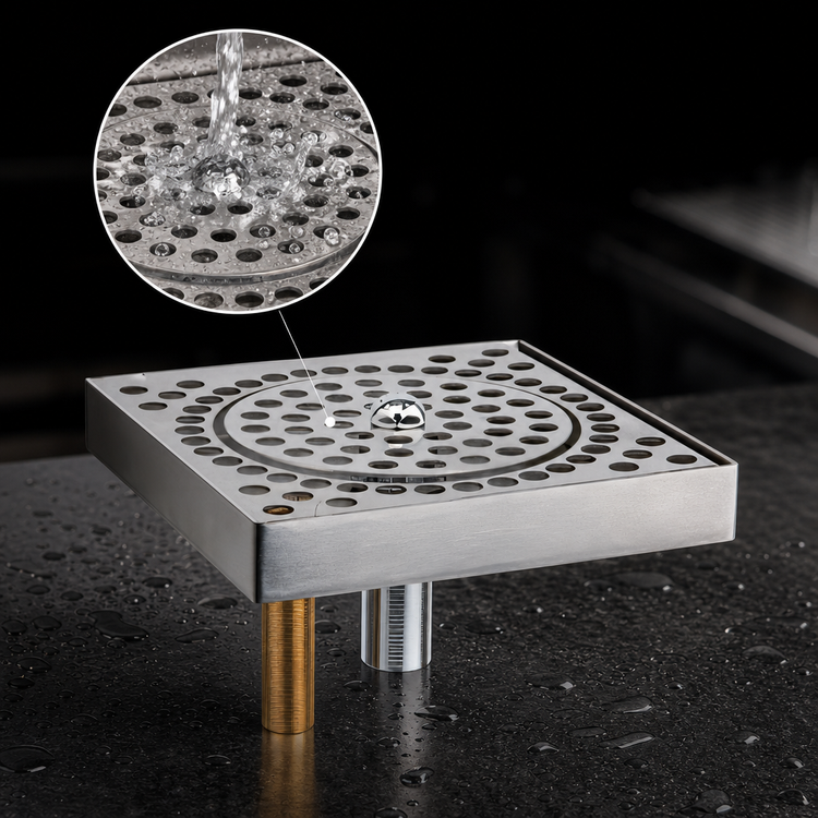 Product image #4 for Micro Matic Counter Mount Glass Rinser with 10-Gauge Stainless Steel Construction