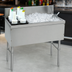 Thumbnail image #4 for Advance Tabco Prestige Supreme 42-Inch Stainless Steel Bar Ice Chest with Left Bottle Rack and 7-Inch Backsplash