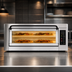 Thumbnail image #4 for PizzaMaster Countertop Electric Stone Hearth Pizza Oven with Two Stone Surfaces