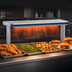 Thumbnail image #4 for Hatco Glo-Ray Designer Lighted Dual Strip Heat Lamp, 45-1/2 Inch Wide, Aluminum