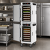 Thumbnail image #5 for Metro HotBlox Narrow 16-Pan Dual Cavity Mobile Insulated Holding Cabinet, Digital Touchscreen, Solid Doors