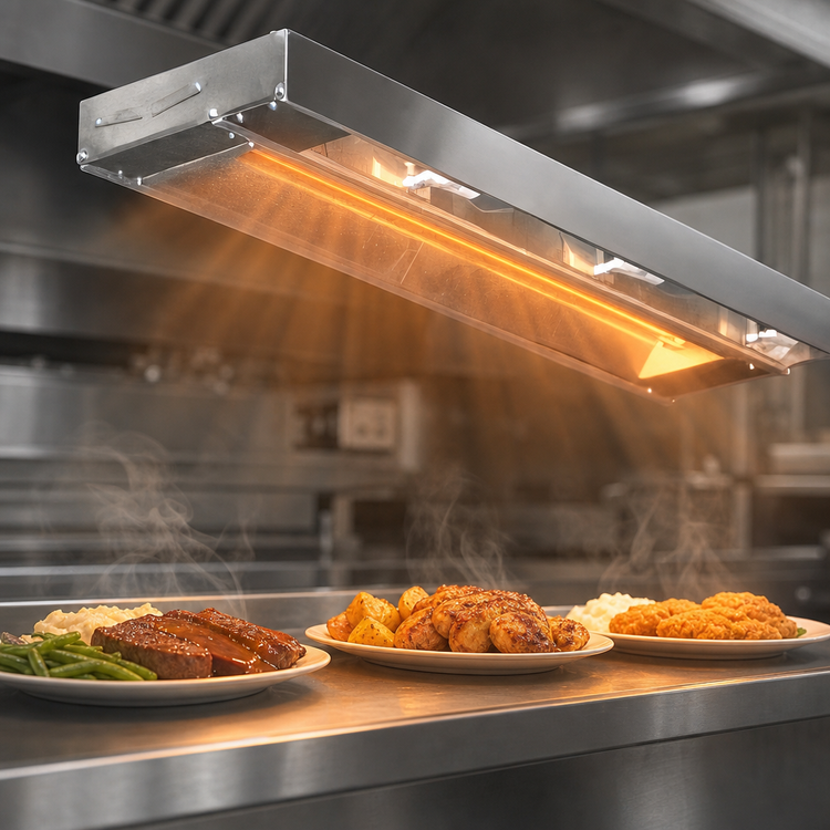 Product image #4 for Eagle RedHots 24-Inch Single Unlighted Strip Heat Lamp with Metal Heating Rod, 120V, 500W