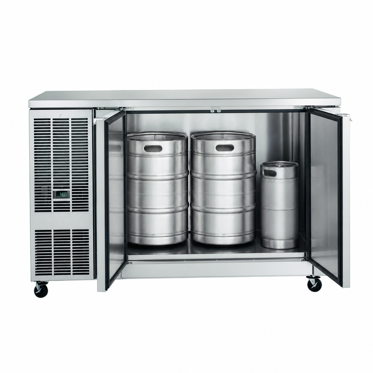 Product image #5 for Perlick DDC68 68-Inch Self-Contained 2-Door Concessionaire Direct Draw Draft Beer Dispenser