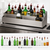Thumbnail image #4 for Advance Tabco Special Value Underbar Basics Double-Tier Stainless Steel Speed Rail, 36 Inch, 18-20 Bottle Capacity