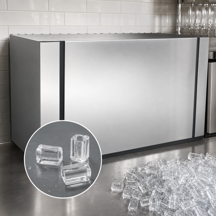 Product image #5 for Ice-O-Matic Elevation Series Modular Half Cube Ice Maker, 48-Inch Wide, Remote Cooled