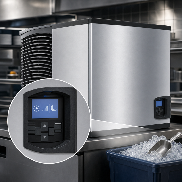 Product image #4 for Manitowoc Indigo NXT IDT0450A Air-Cooled Self-Contained Dice Ice Maker, 470 lb./24 hr