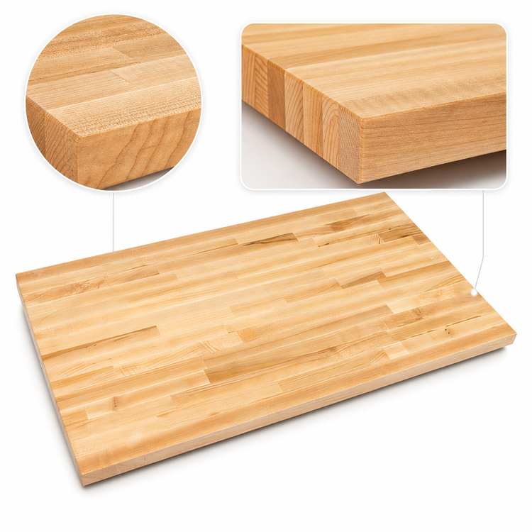 Product image #4 for John Boos Boos Block Blended Edge Grain Maple Kitchen Countertop, 144 x 42 x 1-1/2 Inch, Penetrating Oil Finish