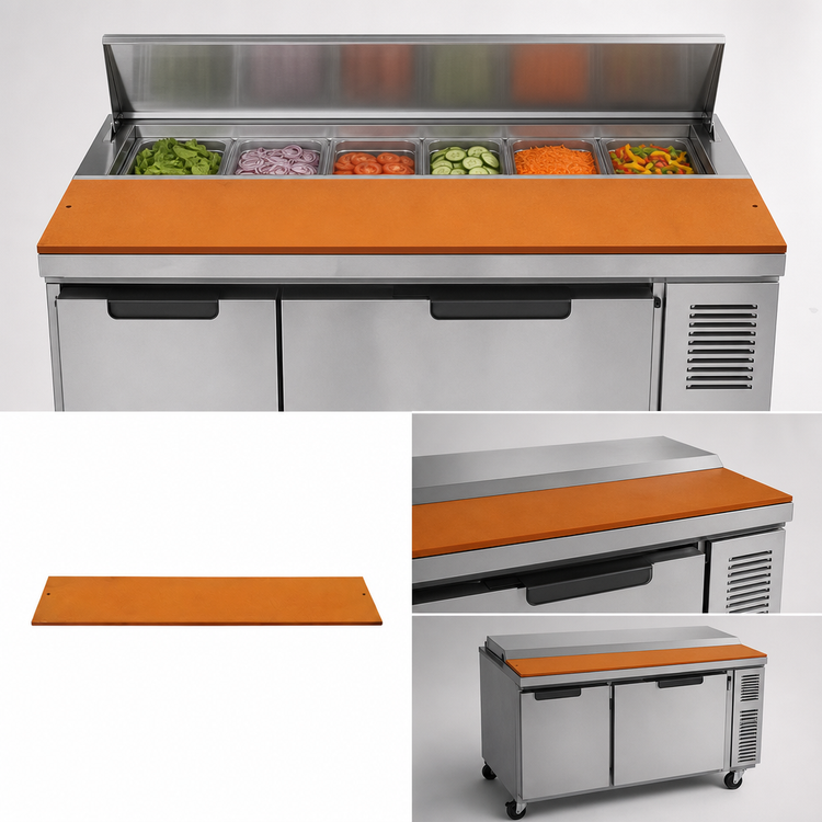 Product image #4 for Beverage-Air 15-Inch Composite Cutting Board for SPE48C Prep Table