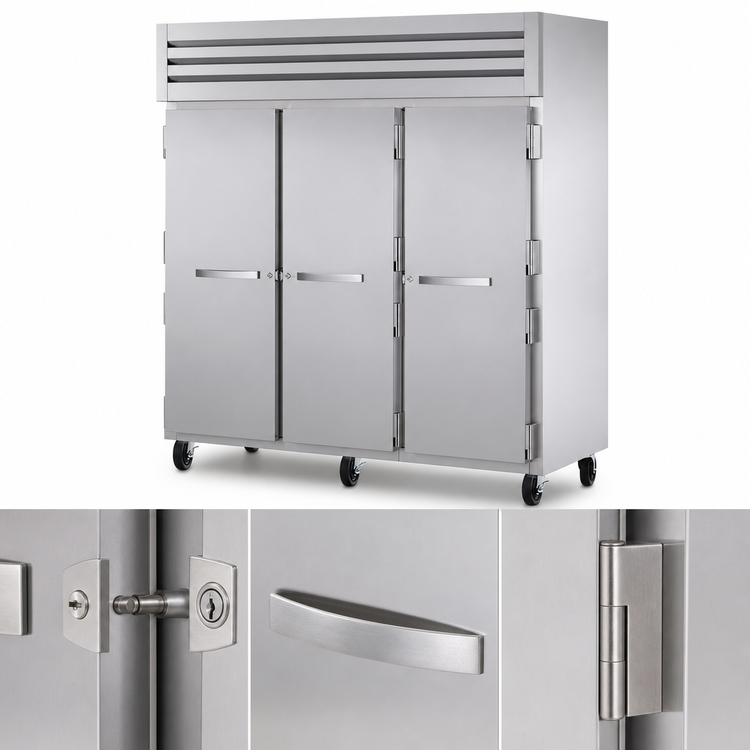 Product image #4 for True SPEC SERIES 3-Section Reach-In Refrigerator with Solid Swing Doors and Top-Mounted R290 Refrigeration