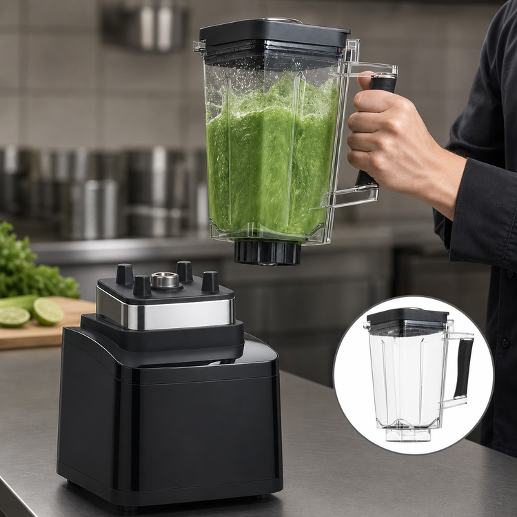 Product image #4 for Omcan Brushless DC Countertop Commercial Blender with 2 Liter Jar