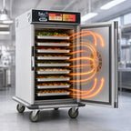 Thumbnail image #4 for Panco CH3000B-208 Half-Height Mobile Cook & Hold Cabinet, 9-Pan Capacity, 208V