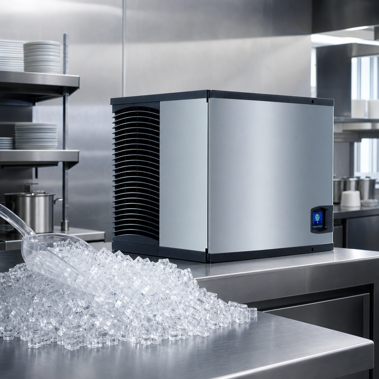 Product image #4 for Manitowoc Indigo NXT Correctional Air-Cooled Self-Contained Dice Cube Ice Maker, 680 lb/24 Hr
